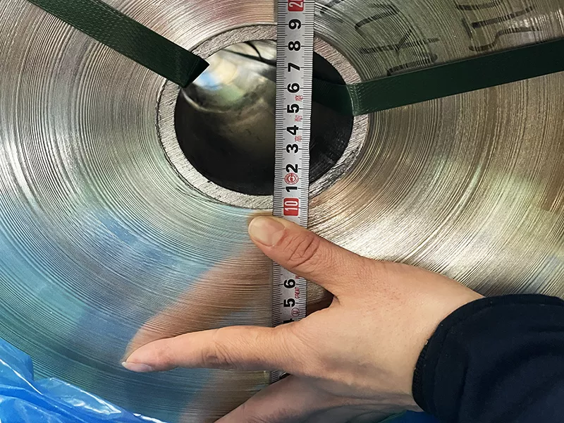 Inner diameter and outer diameter inspection of coil packaging