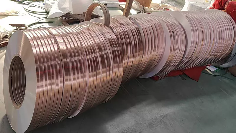 Transformer copper strip C11000 T2 ETP copper used for transformer winding with high conductivity ≥100% IACS